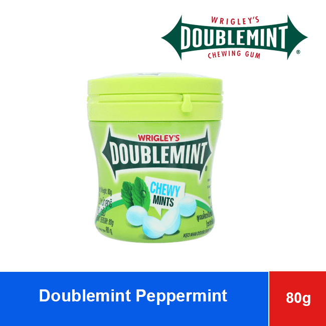 Doublemint Chewy Candy Jar 80g Peppermint Flavor wholesale product