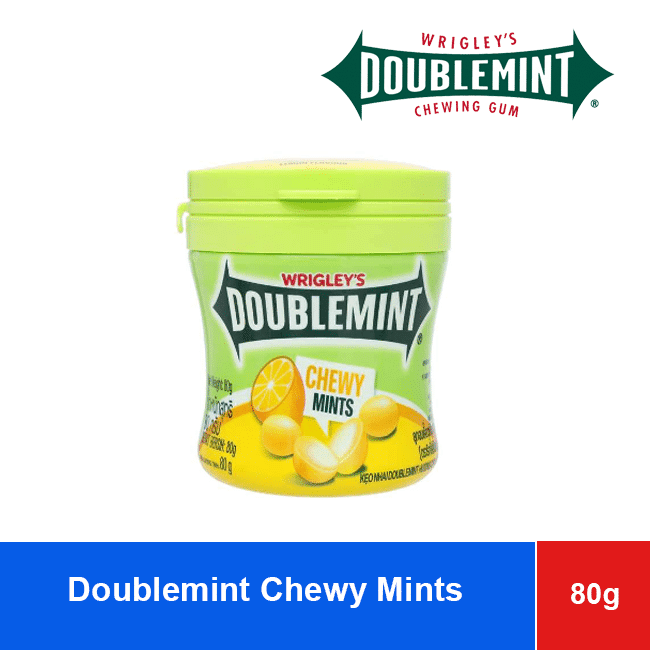 Doublemint Chewy Candy Jar 80g Mints Flavor wholesale product