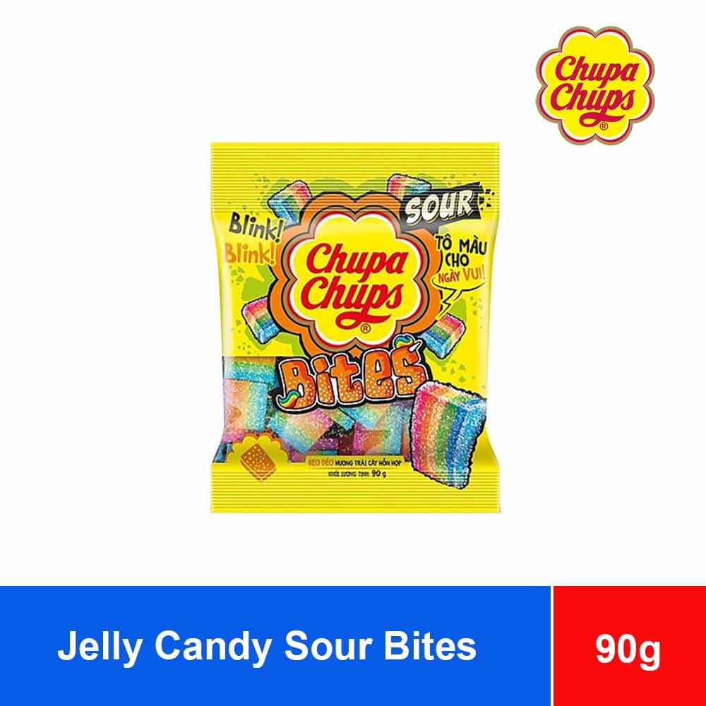 Chupa Chups Jelly Sour Bites 90g x 30 Bags wholesale product