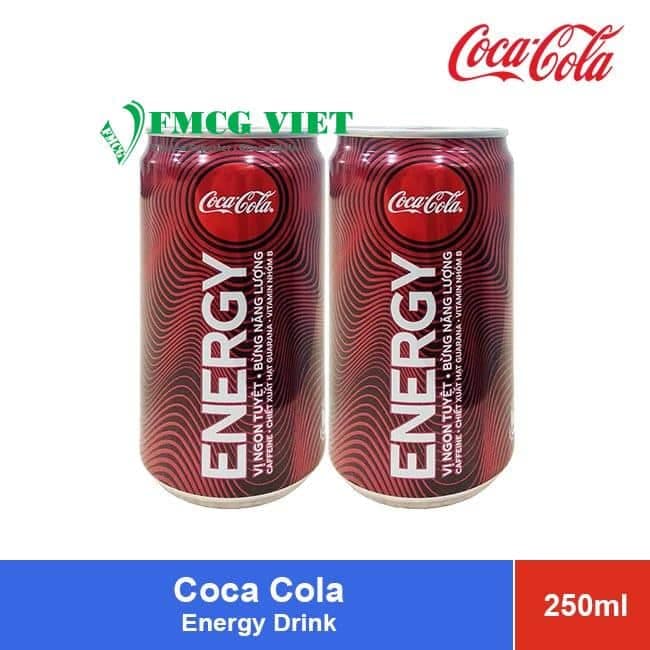 Coca Cola Energy Drink 250ml x 24 Cans wholesale product