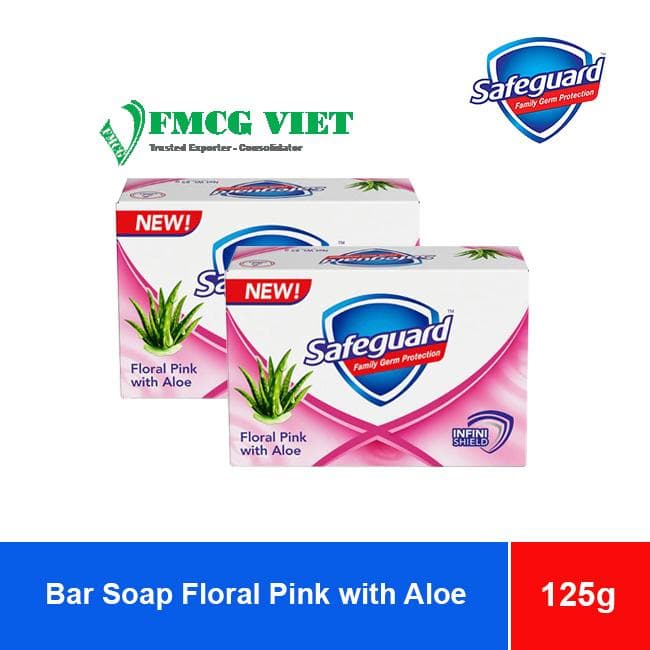 Safeguard Floral Pink Bar Soap With Aloe 125g x 72 Boxes wholesale product