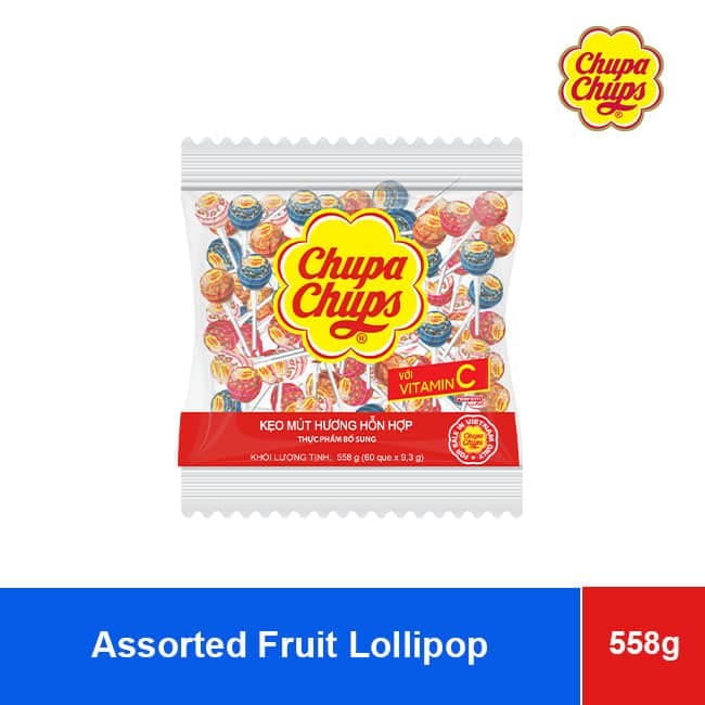 Chupa Chups Lollipops Mixed Flavors The Best Item 558g x 18 Bags wholesale product