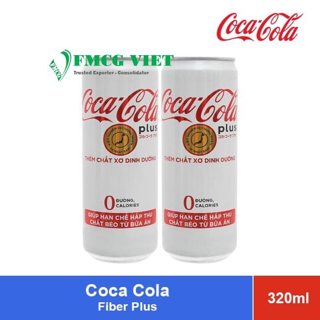 Coca Cola Coke Plus Soft Drink Can 320ml x 24 Cans wholesale product