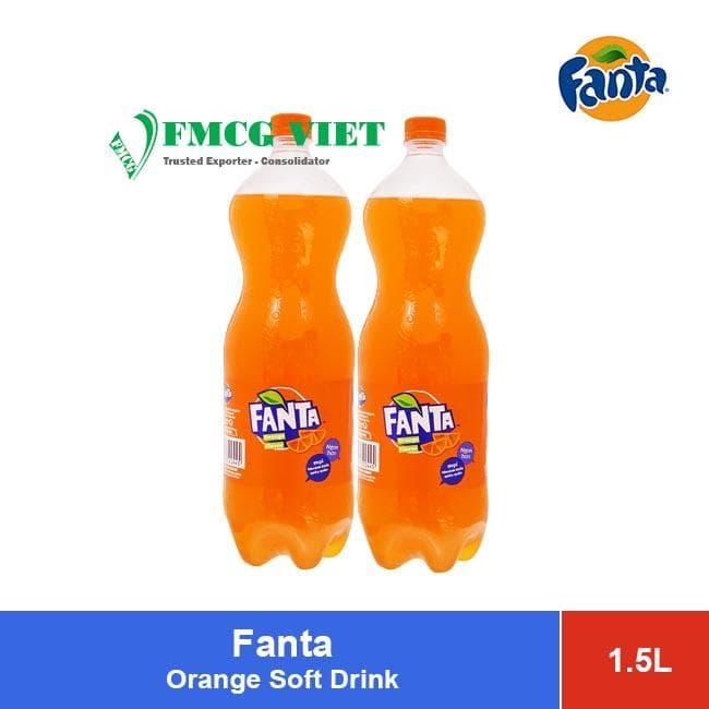 Fanta Orange Soft Drink Bottle 1.5L wholesale product