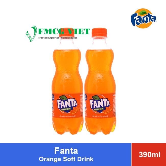 Fanta Orange Soft Drink 390ml x 24 Bottles wholesale product