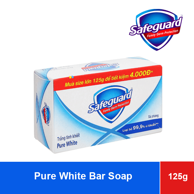 Safeguard Pure White Bar Soap 125g x 72 Boxes wholesale product