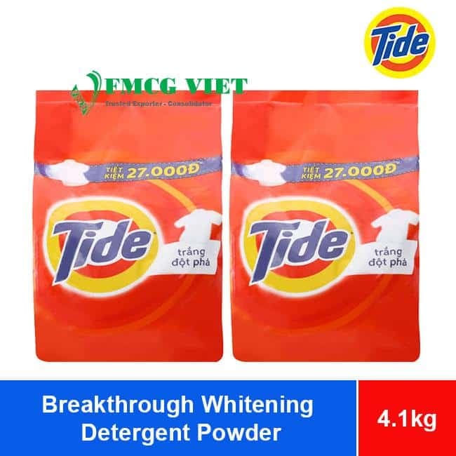 Tide Detergent Powder Breakthrough Whitening 4.1kg x 3 Bags wholesale product