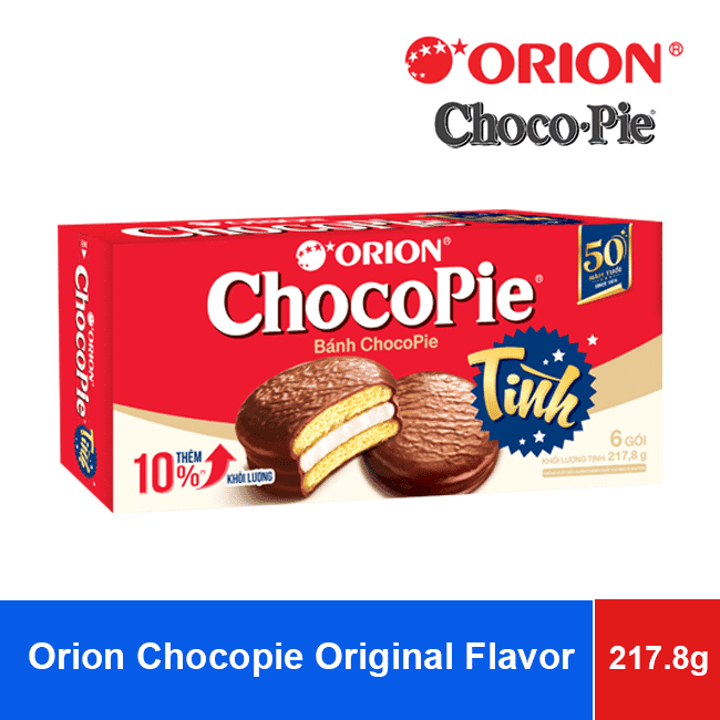 Orion Chocopie Original Flavor 217.8g (36.3g x 6 packs) x 16 Boxes wholesale product