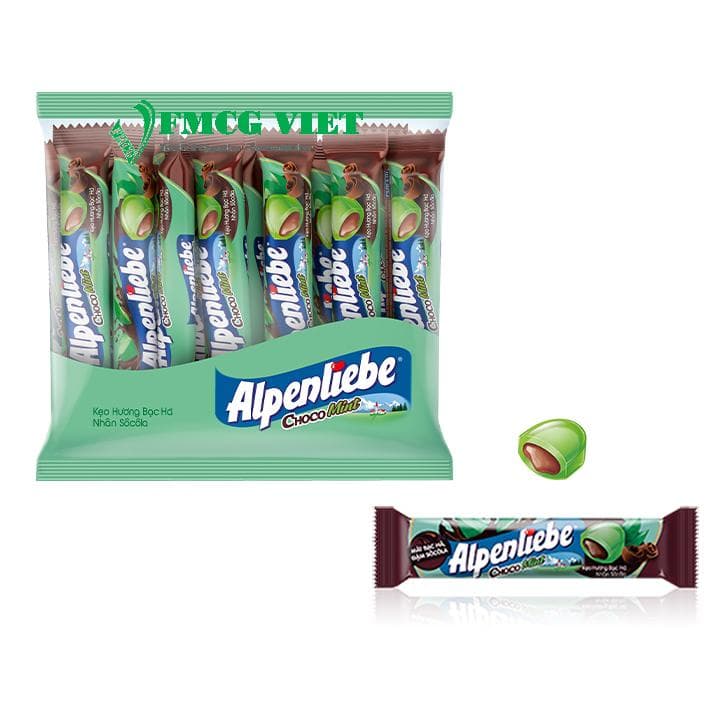 Wholesale Alpenliebe Hard Candy Chocolate Mint 384g (24 x 16 Rolls) wholesale product
