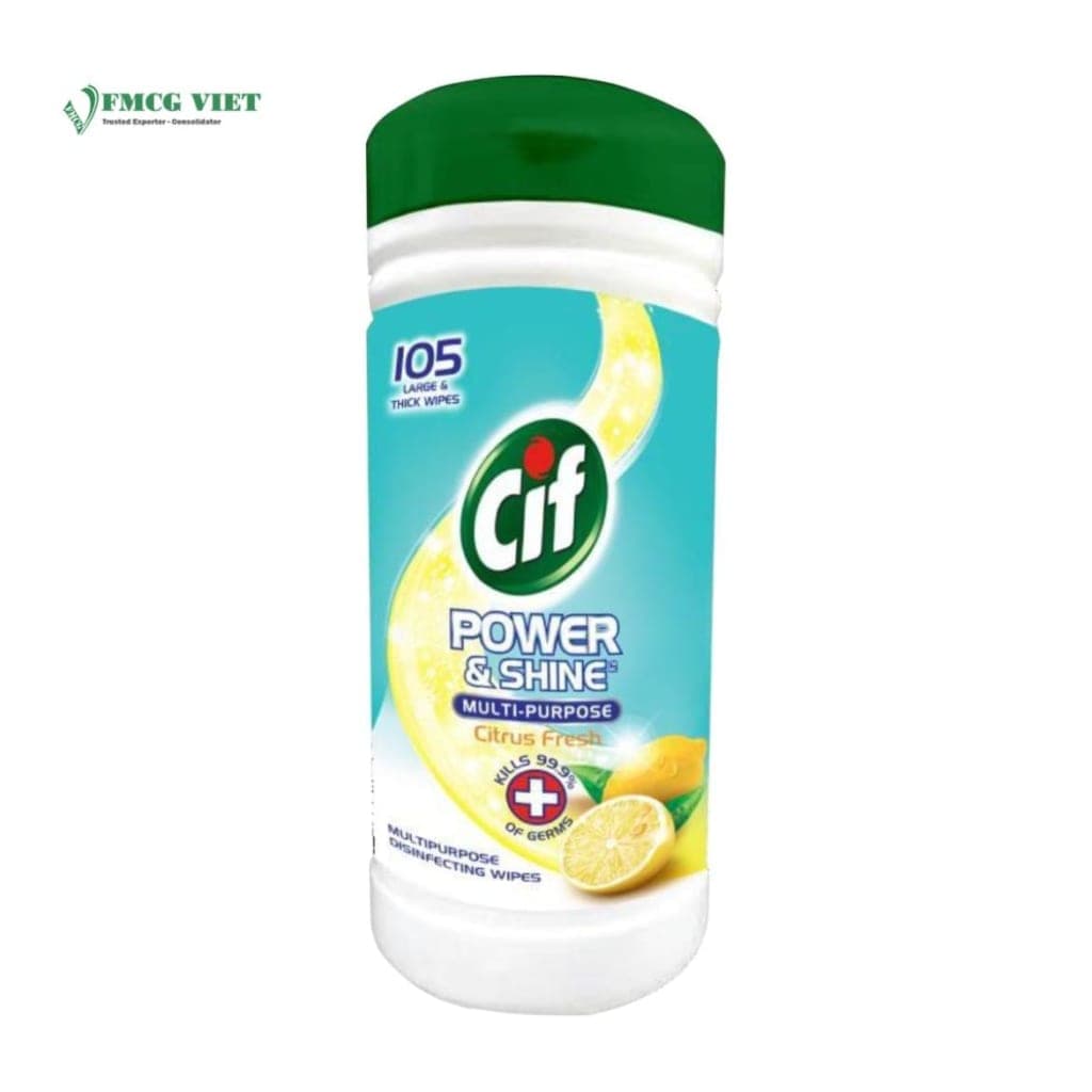 Cif Surface Cleaner Wipes 105pcs Anti-Bacterial Canisters wholesale product