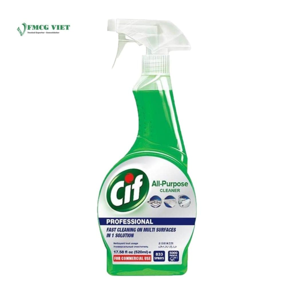 Cif Surface Cleaner Spray Bottle 520ml Pro All Purpose Anti-Bacterial wholesale product