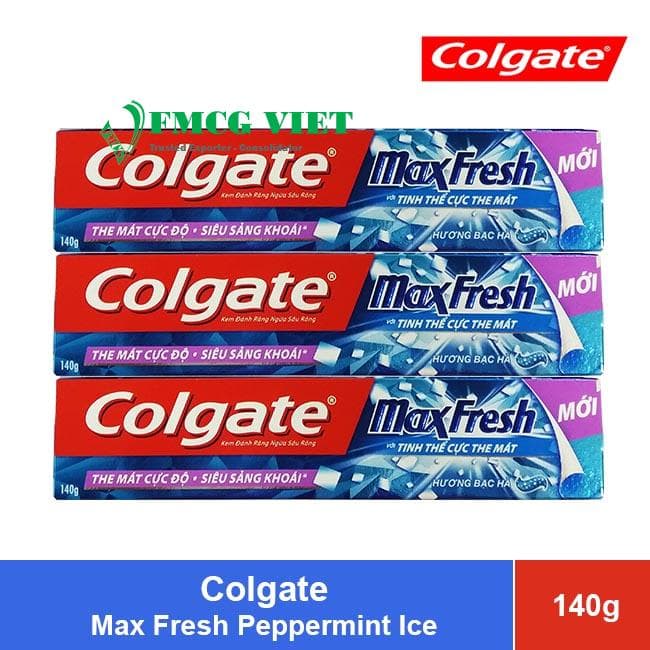Colgate Toothpaste 140g Max Fresh Cooling Crystals wholesale product