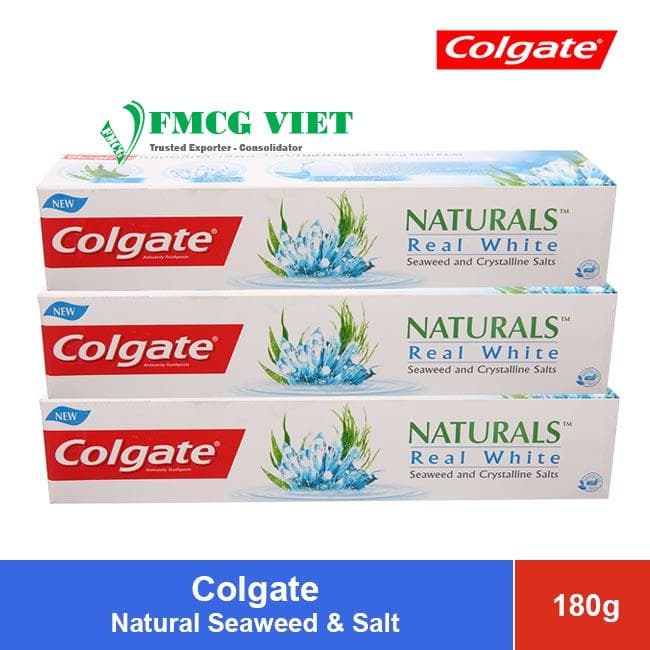 Colgate Naturals (180 g): Seaweed Salt Pure White wholesale product