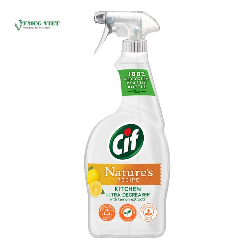 Cif Surface Cleaner Spray Bottle 750ml Nature Recipe Kitchen wholesale product