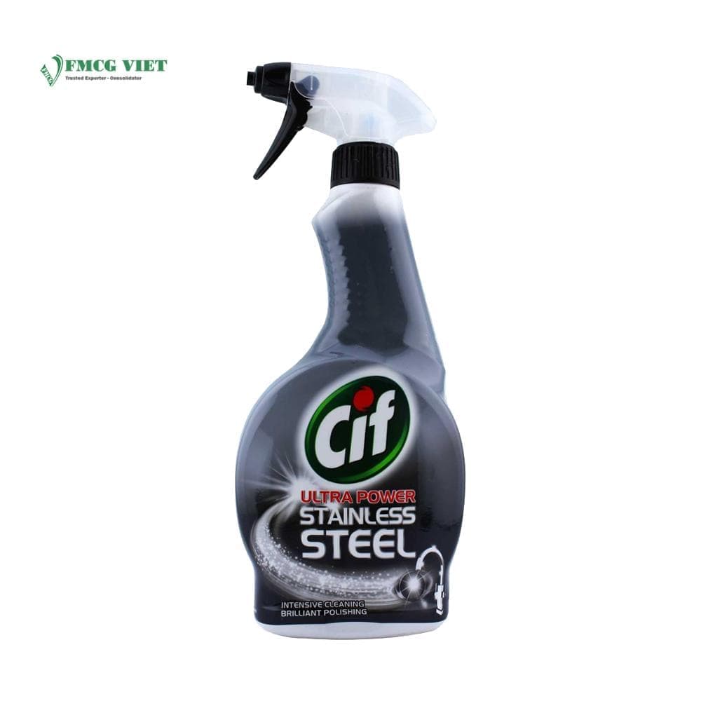 Cif Surface Cleaner Spray Bottle 500ml Stainless Steel wholesale product