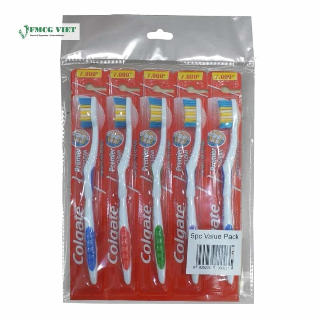 Colgate Toothbrush Premier Clean Pack 5 wholesale product