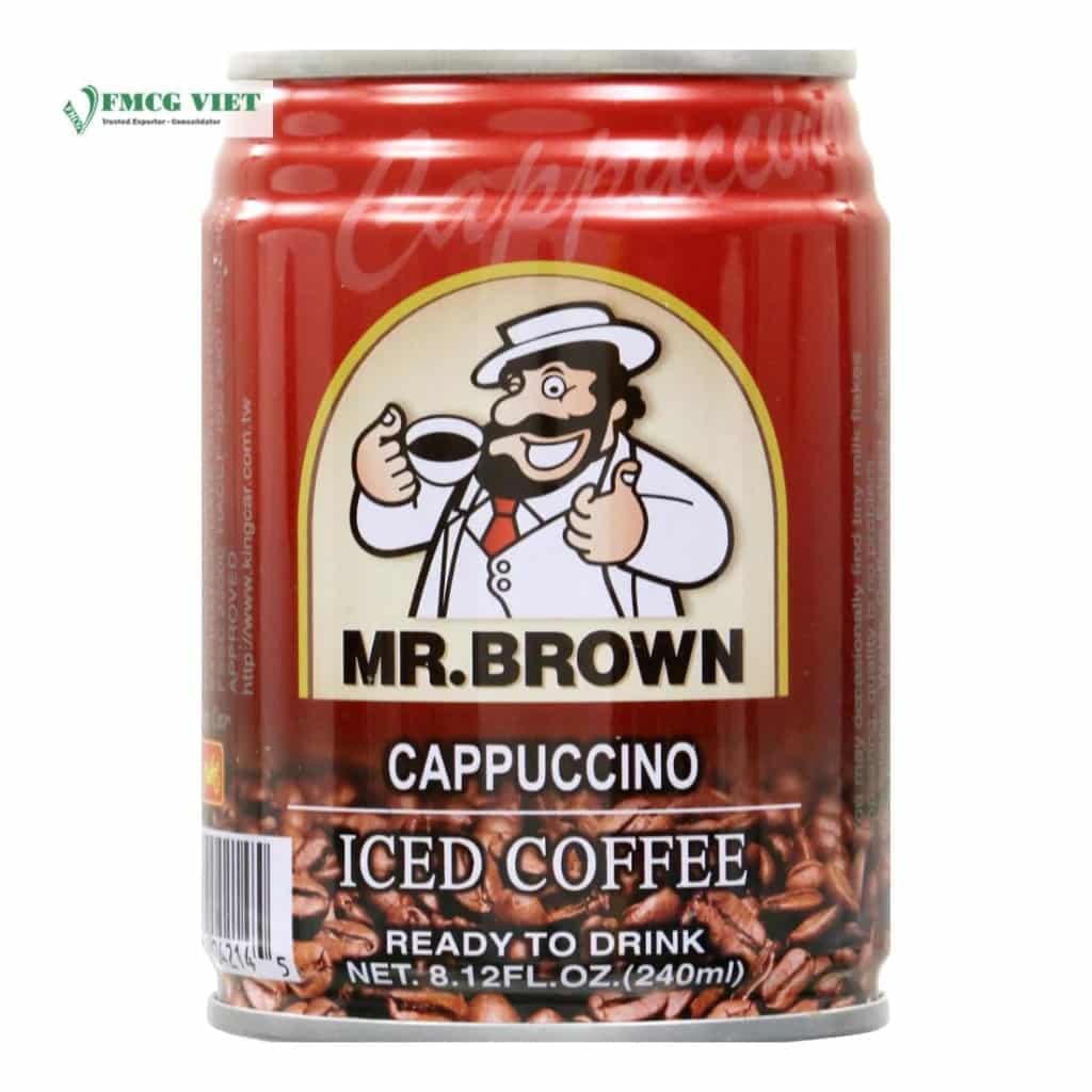 Mr Brown RTD Coffee Can 240ml Cappuccino Iced Coffee wholesale product