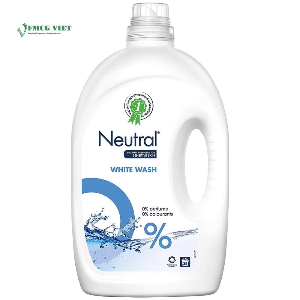 Neutral Detergent Liquid Bottle 2.625l White wholesale product