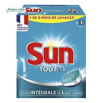 Sun Dishwashing Pad x30pcs All in 1 Regular wholesale product