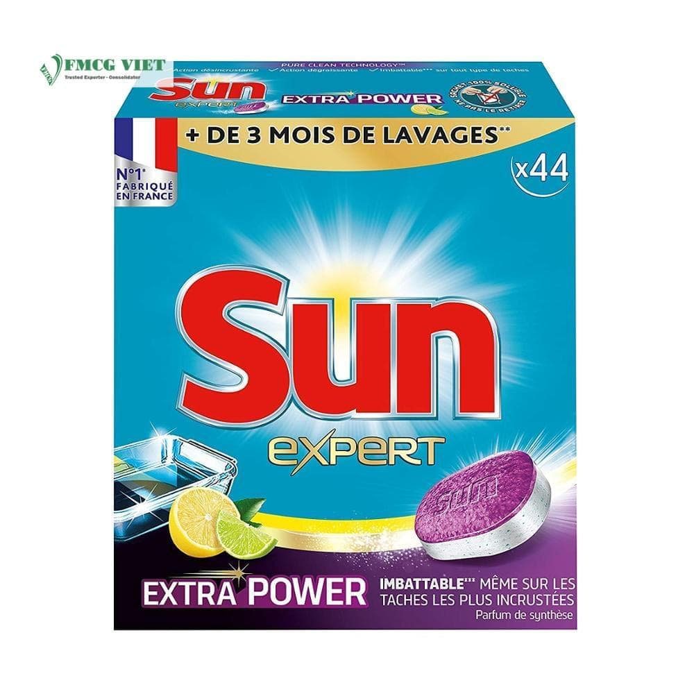 Sun Dishwashing Pad x44pcs Lemon Extra Power wholesale product