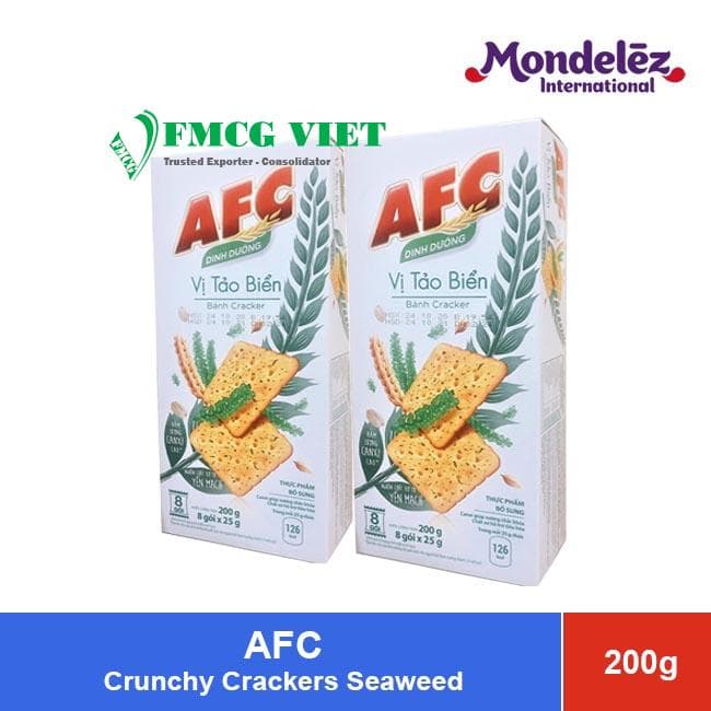 AFC Crunchy Crackers Seaweed 200g x 16 Boxes wholesale product