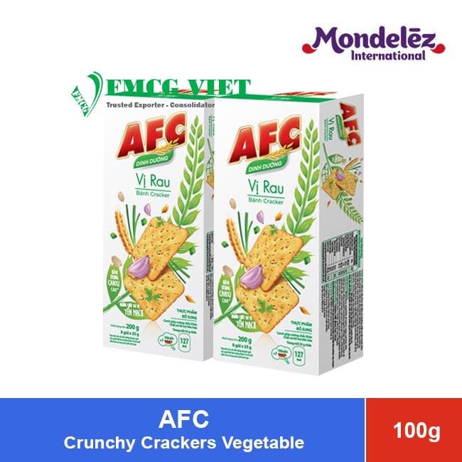 AFC Crunchy Crackers Vegetable 100g x 36 Boxes wholesale product