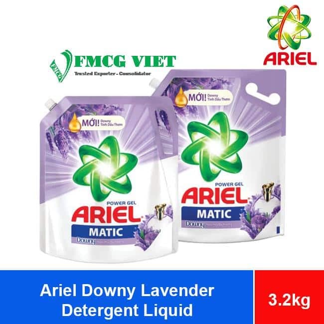 Ariel Downy Detergent Liquid With Lavender 3.2Kg x 4 Pouches wholesale product