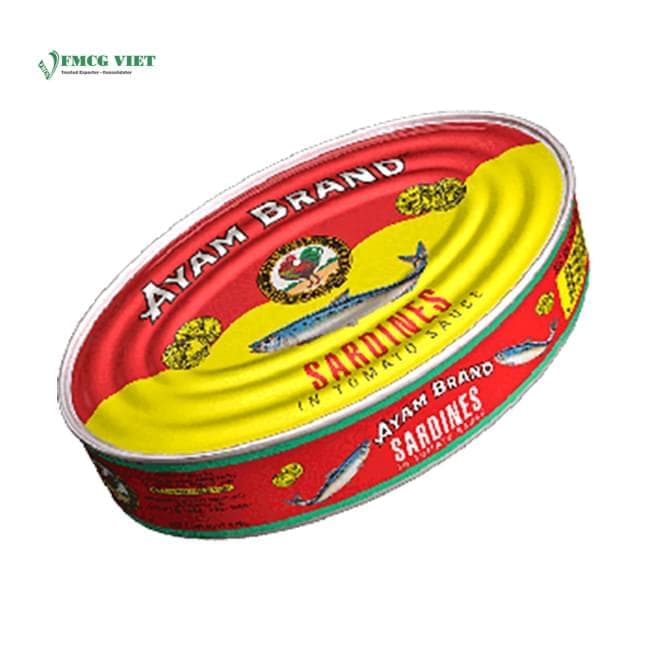 Ayam Canned Food 425g Sardines Tomato Oval wholesale product