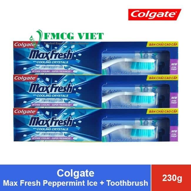 Colgate Toothpaste 230g Max Fresh Peppermint Ice wholesale product