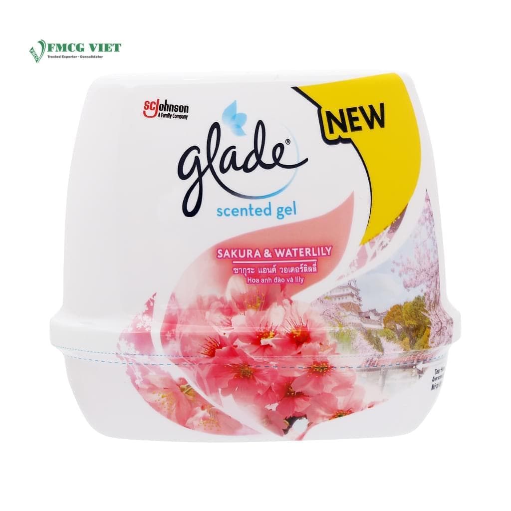 Glade Scented Gel Jar 180g Sakura & Waterlily wholesale product