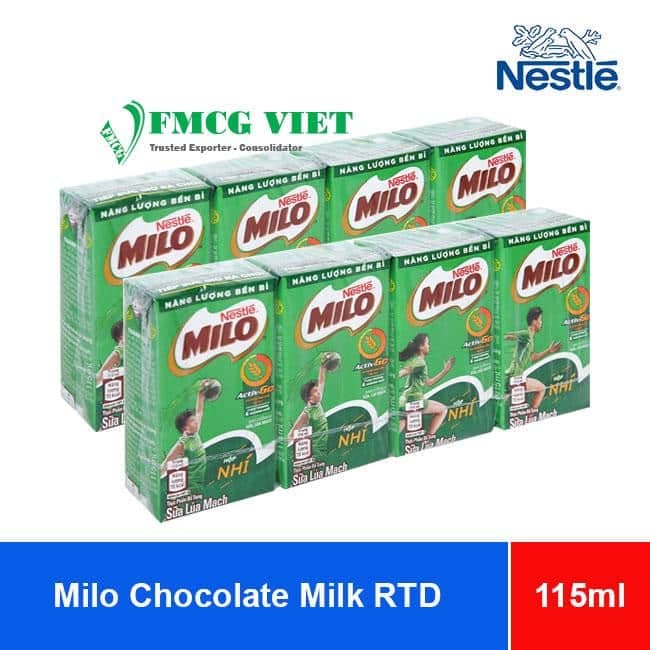 Milo UHT Chocolate Milk Ready To Drink 115ml x 48 Boxes wholesale product