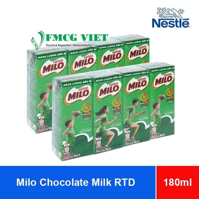 Milo Active Go UHT Chocolate Milk 180ml x 48 Boxes – Ready To Drink wholesale product