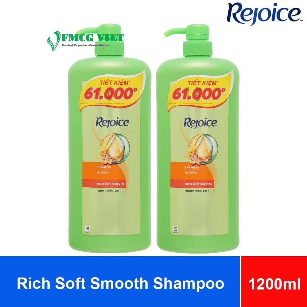 Rejoice Shampoo Rich Soft Smooth 1200ml x6 Bottles wholesale product
