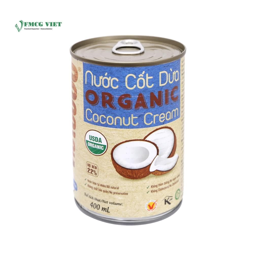 Vietcoco Coconut Milk Can 400ml Organic wholesale product