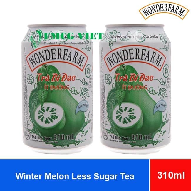 Wonderfarm Winter Melon Tea Less Sugar 310ml x 24 Cans wholesale product