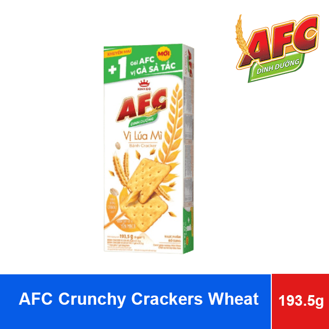 AFC Crunchy Crackers Wheat 193.5g x 16 Boxes wholesale product