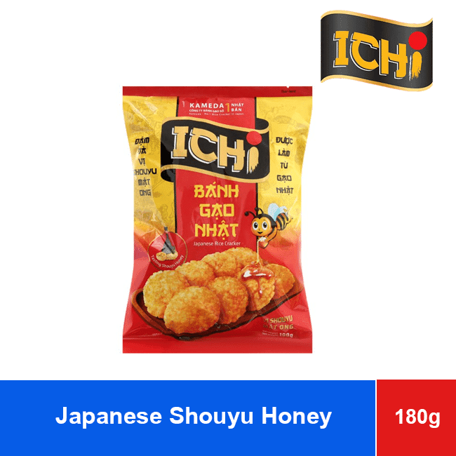 Thien Ha Ichi Rice Cracker Bag 180g Japanese Shouyu Honey wholesale product