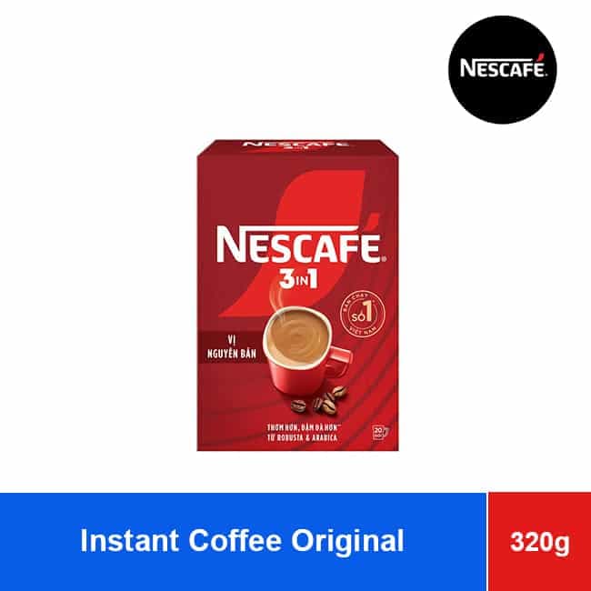 Nescafe 3in1 Instant Coffee Original 320g x 24 Boxes wholesale product