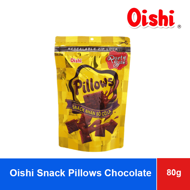 Oishi Snack Pillows Chocolate 80g wholesale product