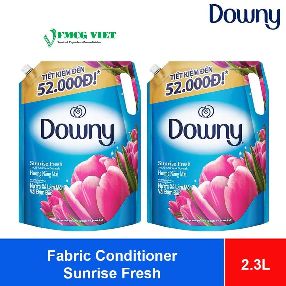 Downy Fabric Conditioner Sunrise Fresh 2.3L x 4 Pouches wholesale product