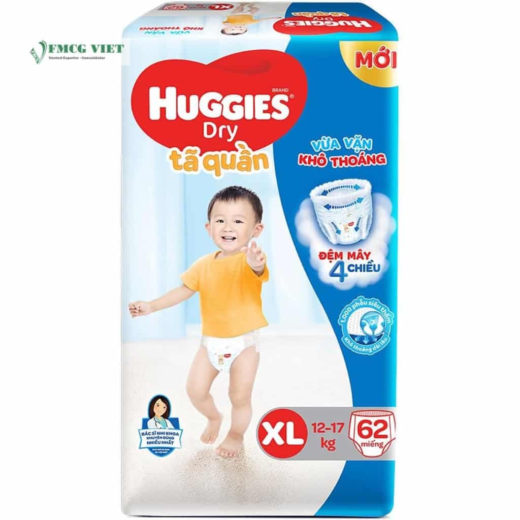 Huggies Pants Bag Size XL 62pcs x3 wholesale product