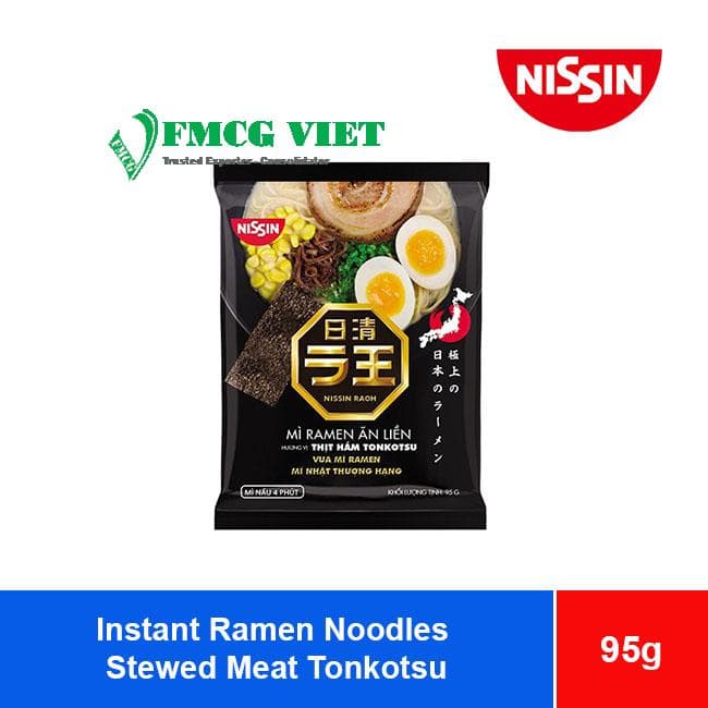 Nissin Instant Ramen Noodles Stewed Meat Tonkotsu 95g x 30 Bags wholesale product