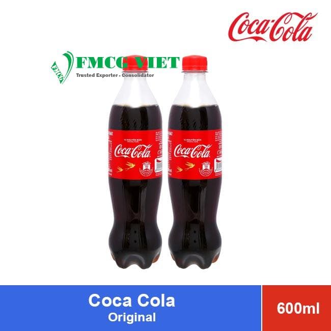 Coca Cola Soft Drink (Coke) Bottle 600ml x 24 Bottles wholesale product