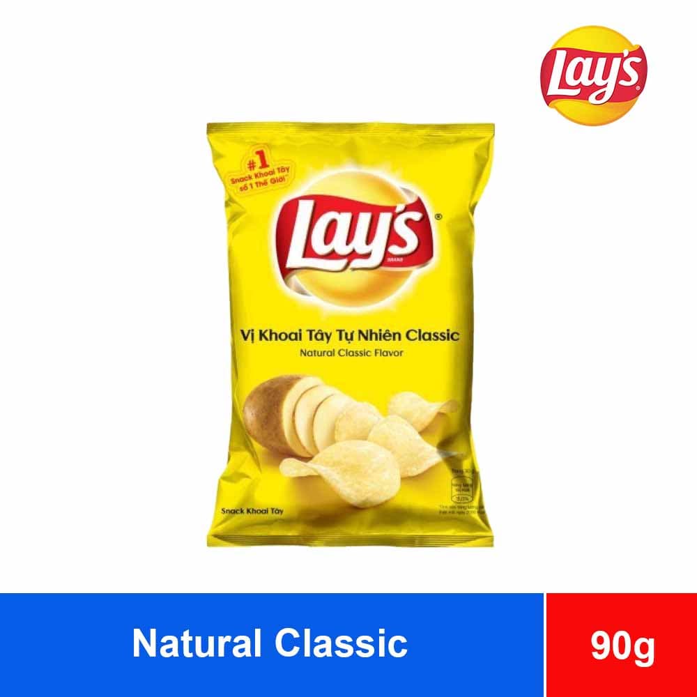 Lay’s Potato Chips Natural Classic Flavor 90g x 40 Bags wholesale product
