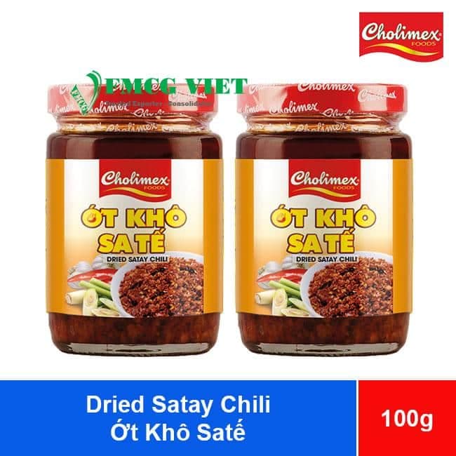 Cholimex Dried Satay Chili 100g x 36 Jars (Ớt Khô Satế Cholimex) wholesale product