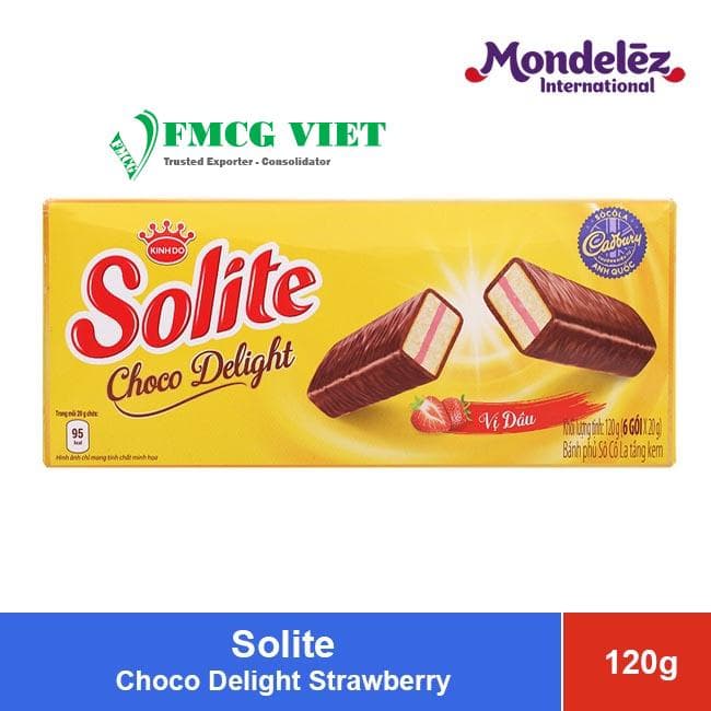 Solite Cake Choco Delight Pie Chocolate Strawberry 120g x 12 Boxes wholesale product