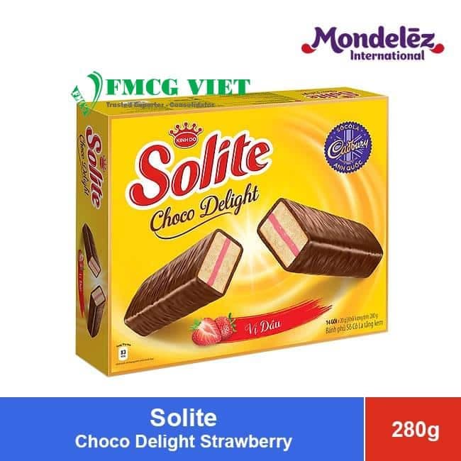 Solite Cake Choco Delight Pie Chocolate Strawberry 280g x 8 Boxes wholesale product