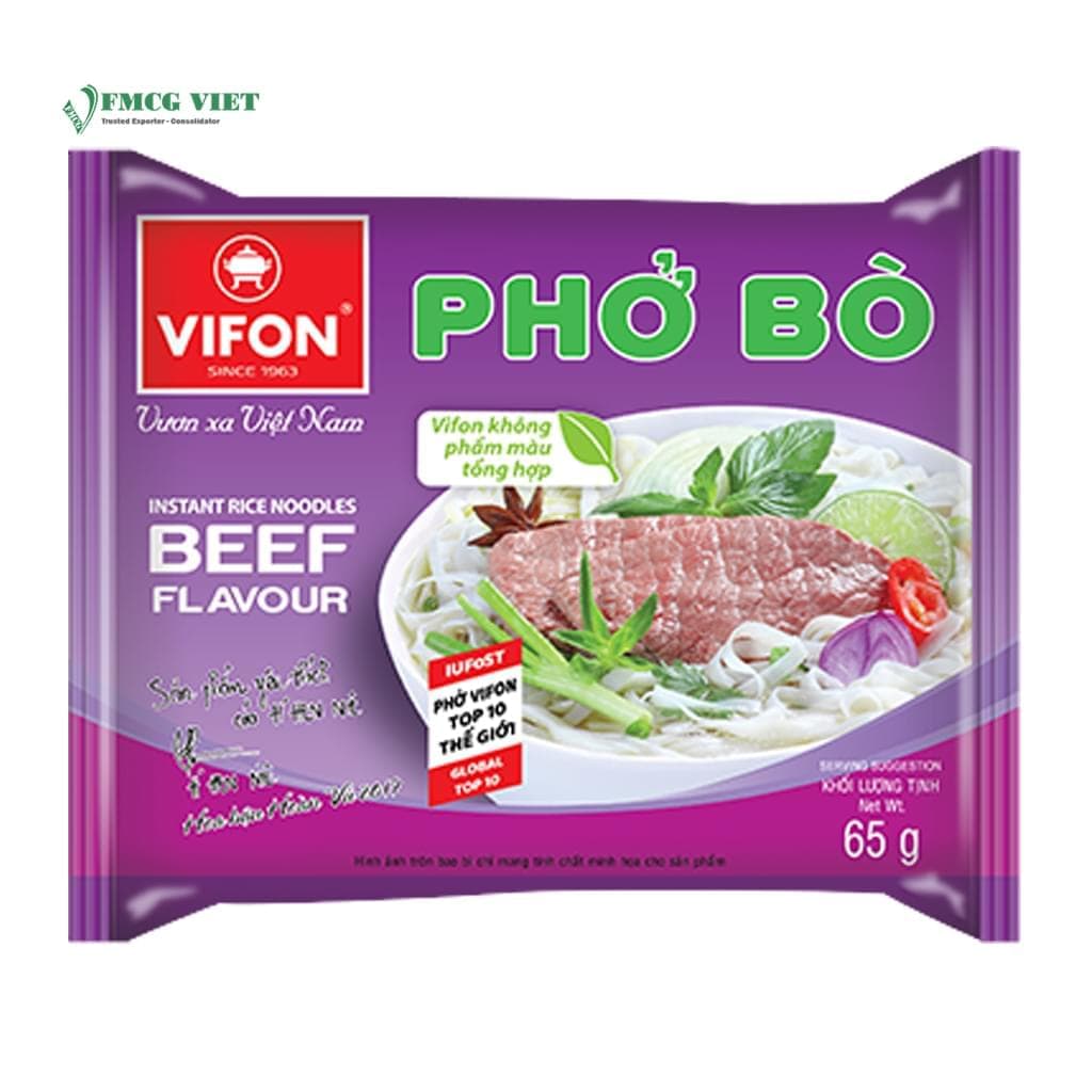 Vifon Instant Noodles Bag 65g Beef x30 wholesale product