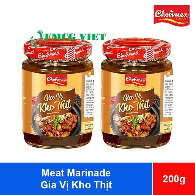 Cholimex Meat Marinade 200g x 36 Glass Jars (Gia Vị Kho Thịt Cholimex) wholesale product