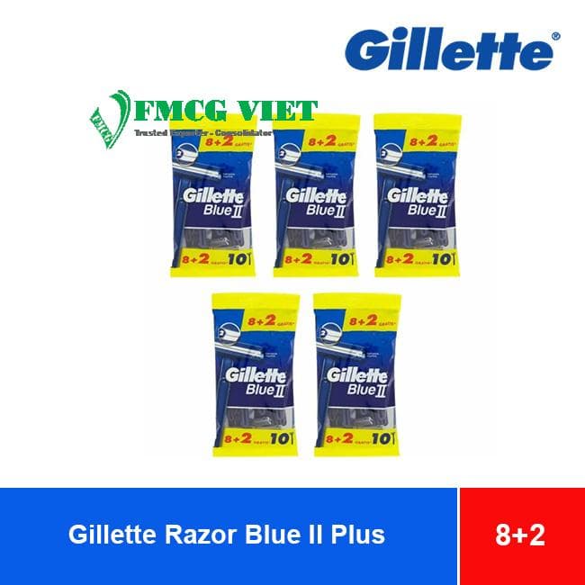 Gillette Razor Blue II Plus Pack “8+2″s x12 x6 wholesale product